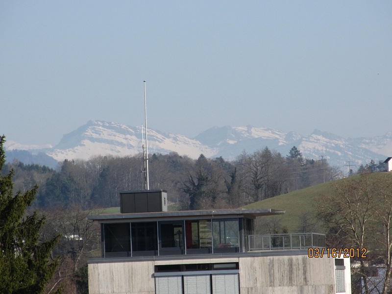 The Alps - view from balcony