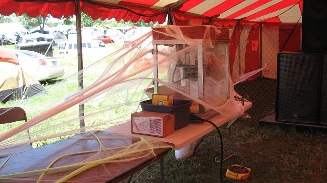 Cobwebbie thingie in Sanctuary Tent