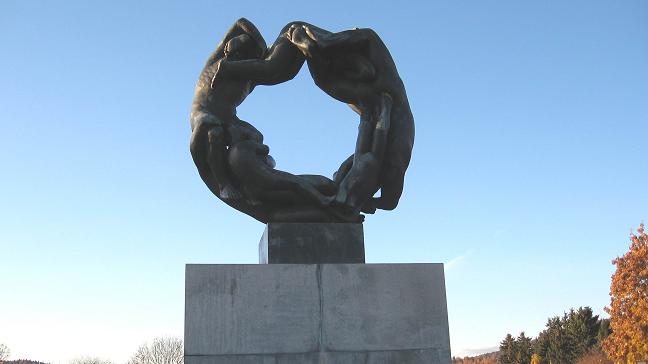 Vigeland Park -- the wheel of life