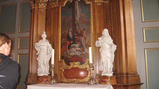 Akershus Fortress - altar of church in Akershus Fortress