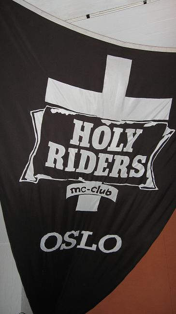 the cave - Holy Riders flag