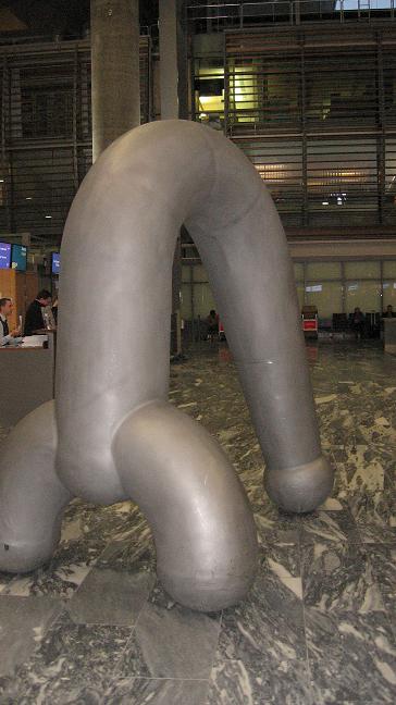 Sculpture in Oslo Airport - What do you think it is????