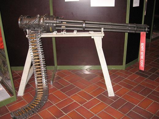 Armed Forces Museum - gattling gun