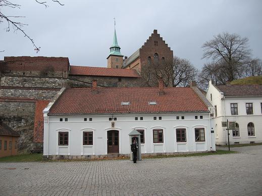 building by Akershus Fortress